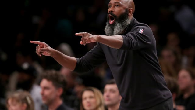 Brooklyn Nets head coach Jacque Vaughn